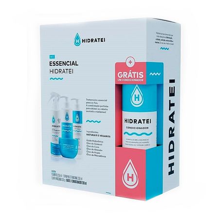 Kit-Hidratei-Essencial-Shampoo-250ml-+-Máscara-250g+-Spray-Multifuncional-250ml-+-Condicionador-200ml--1