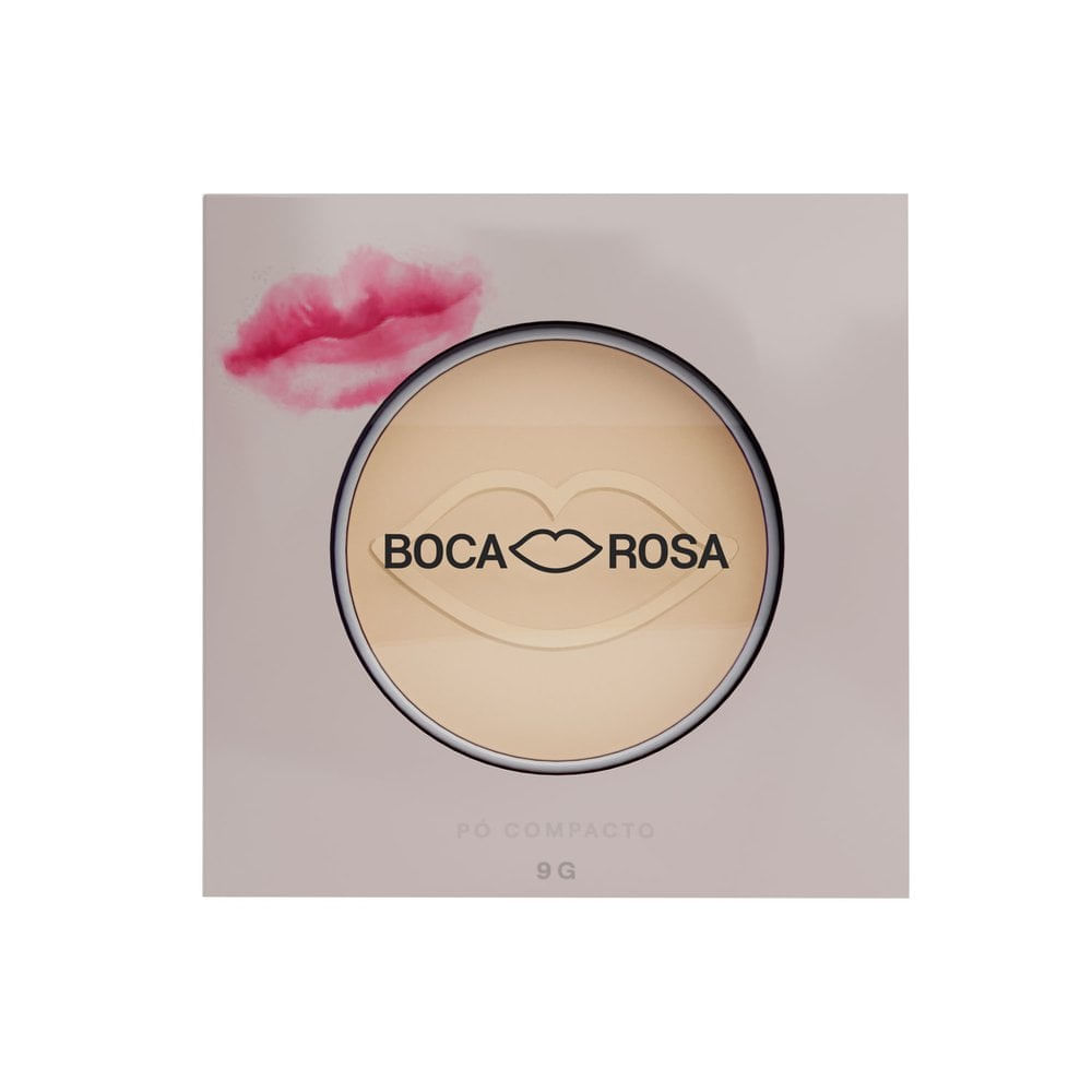 Pó Compacto Boca Rosa BR01 FPS 30