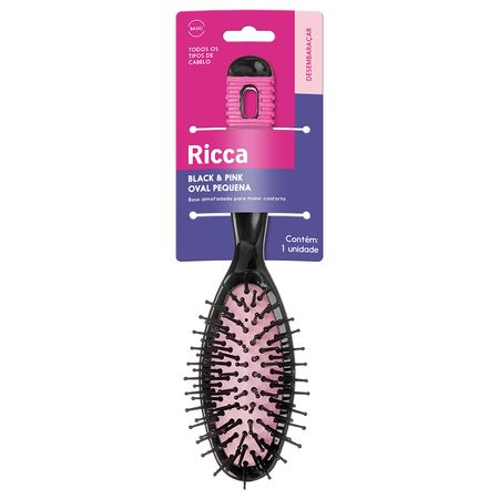 Escova-Oval-Peq-Black-&-Pink-Ricca--4