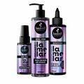 Kit Haskell Lamelar - Shampoo 300ml + Máscara líquida 200ml + Óleo supremo 100ml