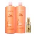 Kit Wella Nutri Enrich Shampoo 1L + Condicionador 1L + Óleo Oil Reflections 30ml