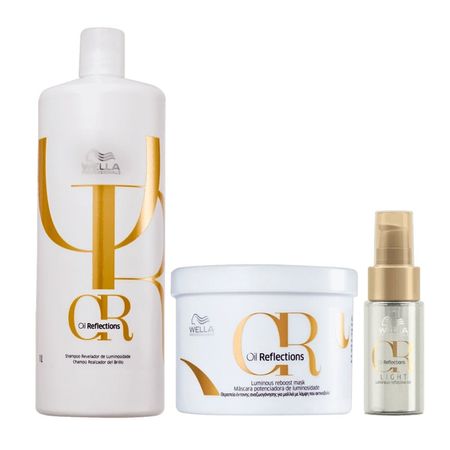 Kit-Wella-Oil-Reflections-Shampoo-1L-+-Máscara-500ml-+-Óleo-Oil-reflections-light-30ml--1