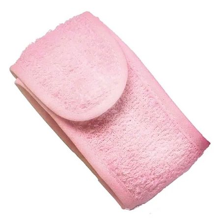 Santa-Clara---Faixa-para-Cabelo-Atoalhada-com-Velcro-Rosa--1