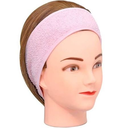 Santa-Clara---Faixa-para-Cabelo-Atoalhada-com-Velcro-Rosa--2