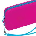 Necessaire De Silicone Pequena Rosa Ricca