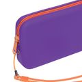Necessaire De Silicone Pequena Roxa Ricca