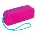 Necessaire De Silicone Retangular Rosa Ricca