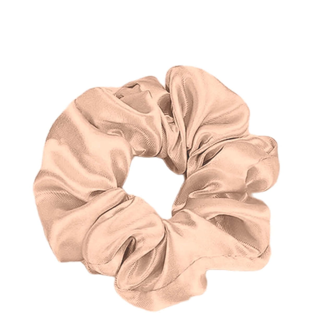 Nobrand - Scrunchie Xuxinha de Cetim Bege