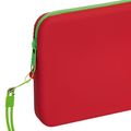 Necessaire De Silicone Média Vermelha Ricca