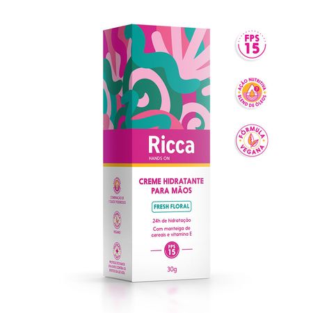 Creme-Hidratante-Para-Mãos-FPS15-Fresh-Floral-Ricca--3
