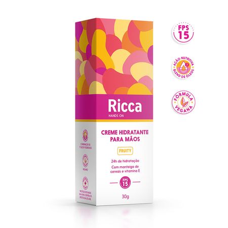 Creme-Hidratante-Para-Mãos-FPS15-Fruity-Ricca--3