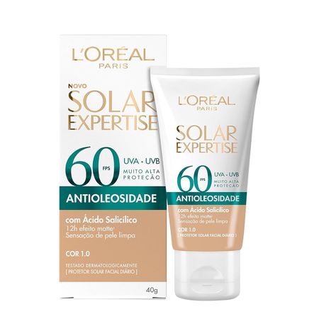 L'Oréal-Paris-Solar-Expertise-Antioleosidade-FPS60-Cor-1.0---Protetor-Solar-Facial-40g--2