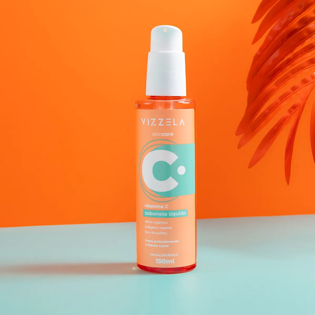 Vizzela Vitamina C - Sabonete Líquido Facial 150ml - Época Cosméticos