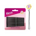 Grampo Para Cabelo 20 Un. Preto Nº 7 Ricca