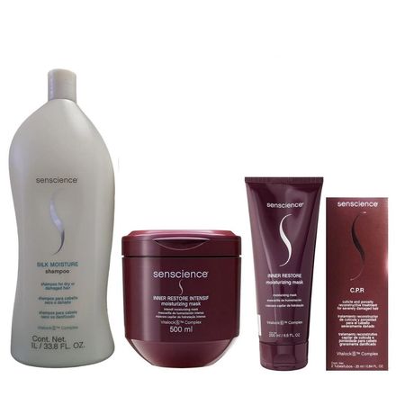 Kit-Senscience-Silk-Moisture-Shampoo-1L-+-Inner-intensif-500ml-+-Inner-Moisturizing-200ml-+-CPR-(2x25ml)--1