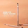 Kit Océane 4you Trio de Sombras Cooper Shine Lápis Dourado e Blush Líquido Laranja (3 Produtos)