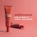 Kit Océane 4you Trio de Sombras Cooper Shine Lápis Dourado e Blush Líquido Laranja (3 Produtos)