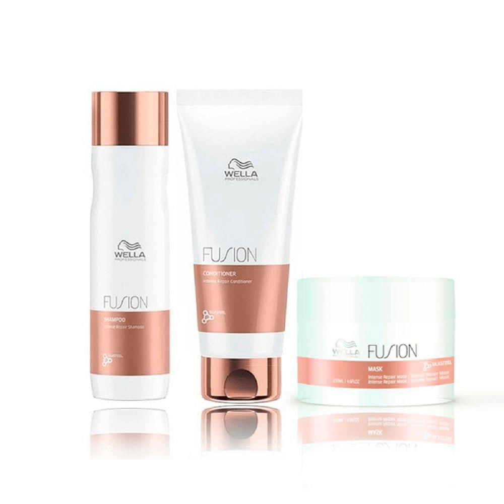 Kit Shampoo, Cond e Máscara Fusion - Wella