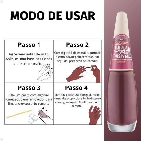 Esmalte-Cremoso-Impala-(Im)Previsivel-Duo-Color-Glamurosa/Basiquinha-7,5ml--5