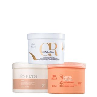 Kit Fios Perfeitos Cronograma Capilar 3 Máscaras Capilar (3 Produtos) - Wella