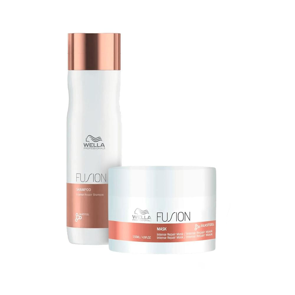 Kit Fusion Shampoo 250ml e Máscara 150ml - Wella