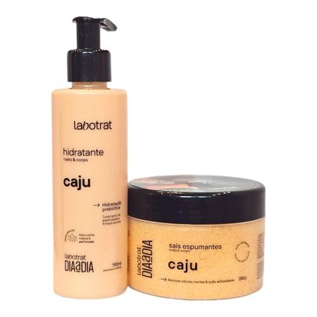 Kit-Labotrat-Dia-a-Dia-Caju---Hidratante-190ml-+-Sais-Espumantes-280g--1