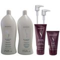 Kit Senscience Silk Moisture Shampoo e Condicionador 1L + Inner intensif 150ml + Inner Restore 200ml + Válvulas Pump