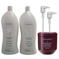 Kit Senscience Silk Moisture Shampoo 1L + Condicionador 1L + Inner Intensif 500ml + Válvulas Pump