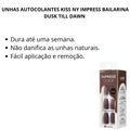 Unhas Autocolantes Kiss Ny Impress Bailarina Dusk Till Dawn Imc507b