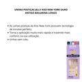 Unhas Postiças Jelly Kiss New York Ouro Antigo Bailarina Longo