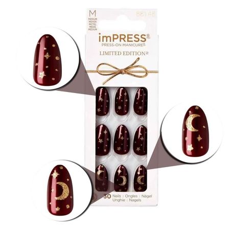 Unhas-Autocolantes-Kiss-Impress-Snowed-In-Medium-C/30-Im64x--3