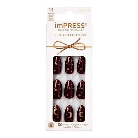 Unhas-Autocolantes-Kiss-Impress-Snowed-In-Medium-C/30-Im64x--1