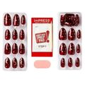 Unhas Autocolantes Kiss Impress Snowed In Medium C/30 Im64x