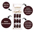 Unhas Autocolantes Kiss Impress Snowed In Medium C/30 Im64x