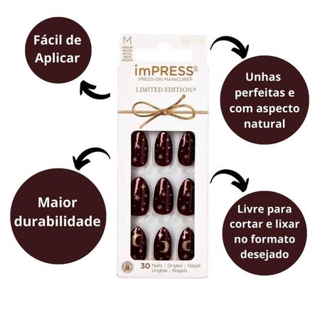 Unhas-Autocolantes-Kiss-Impress-Snowed-In-Medium-C/30-Im64x--2