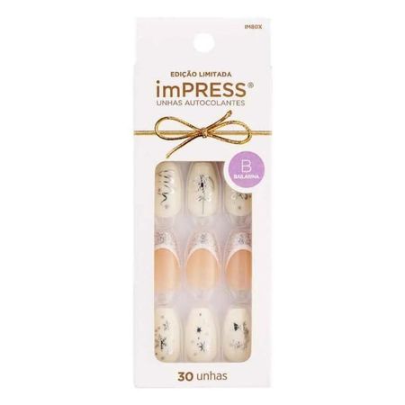 Unhas-Autocolantes-Kiss-Impress-Celebration-Bailarina-C/30-Im80x--1
