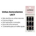 Unhas Autocolantes Kiss Ny Impress Lacy Bailarina Bipam523