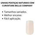 Unhas Postiças Naturais Com Curvatura Ricca Belliz 1337