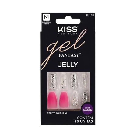 Unhas-Postiças-Kiss-New-York-Gel-Fantasy-Jelly-Bailarina-Médio-C/28un-Fj14b--1