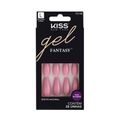 Unhas Postiças Kiss New York Gel Fantasy Bailarina Longo C/28un Fs14b