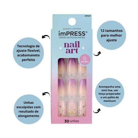 Unhas-Autocolantes-Kiss-Impress-Nail-Art-All-I-Want-Bailarina-C/30un-Imm27--2