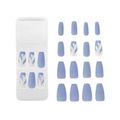 Unhas Postiças Kiss Ny Trend Collection Bailarina 24un Tn02b