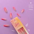 Unhas Postiças Kiss Ny Gel Extend Bailarina Com 24un Gn01b