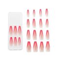 Unhas Postiças Kiss Ny Gel Extend Bailarina Com 24un Gn01b