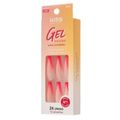 Unhas Postiças Kiss Ny Gel Extend Bailarina Com 24un Gn01b