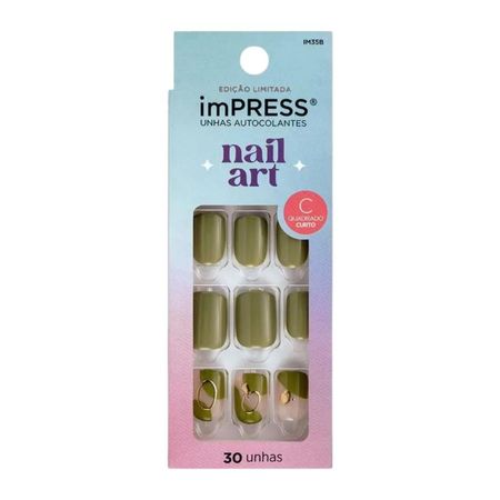 Unhas-Autocolantes-Kiss-Impress-Nail-Art-Before-Sunrise-Quadrado-Curto-C/30un-Im35b--1
