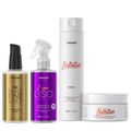 Kit MacPaul - Shampoo Nutritive 300ml + Máscara Nutritive 250g + Super Liso 200ml + Only One Gold 200ml