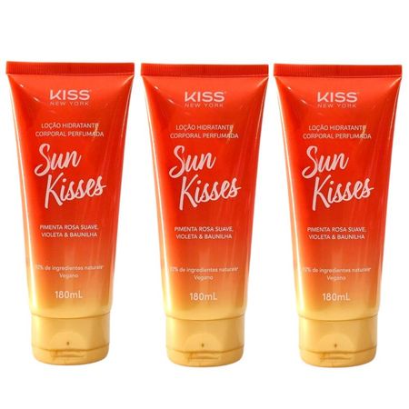 Kit-Kiss-New-York-Sun-Kisses---Loção-Hidratante-Corporal-180ml-3-Und--1