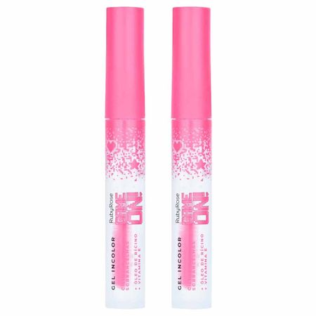 Ruby-Rose-Gel-Incolor-Cílios-+-Sobrancelhas-Game-On-3,8ml-Kit-com-2-Unidades-Kit--1