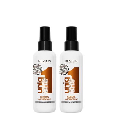Kit-Revlon-Professional-Uniq-One-Coconut-Hair-Tratament---Leave-in-150ml---2-Unidades--1